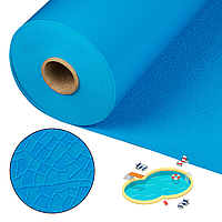 Лайнер Cefil Reflection Blue голубой (объемная текстура) 2,05Х25,2 м плёнка для бассейна