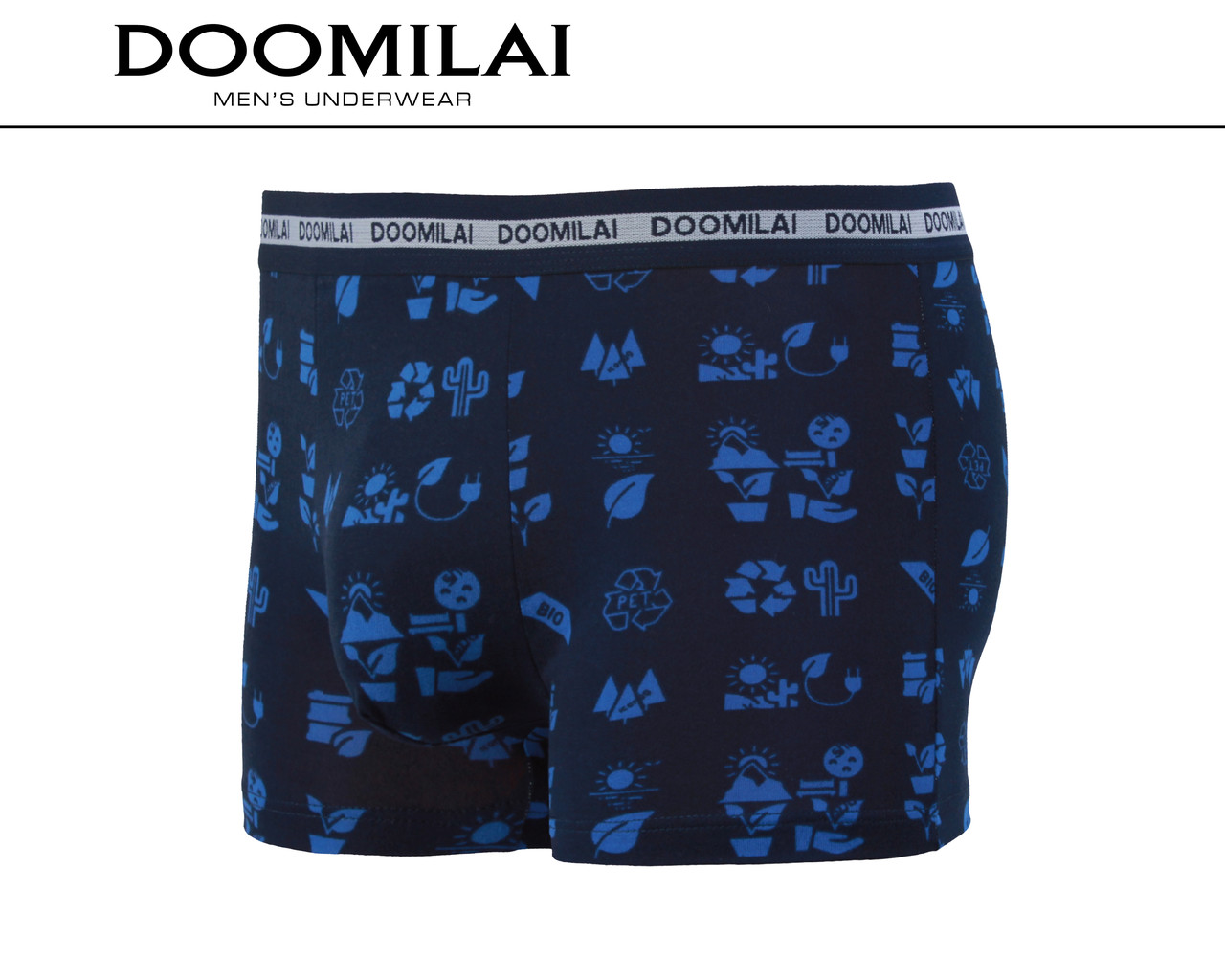 Чоловічі боксери стрейчеві з бамбука Марка «DOOMILAI» Арт.D-01332