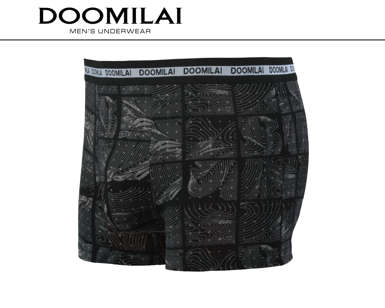 Мужские боксеры стрейчевые из бамбука Марка «DOOMILAI» Арт.D-01337