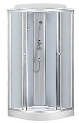 Гідробокс Sansa 6690A/15 90х90 см низький піддон біла задня стінка