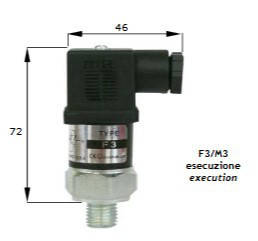 Реле тиску FOX (F37/M3) 30-250бар