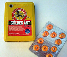 Збуджувальні таблетки для чоловіків Golden Ant, знижка на паковання 10%