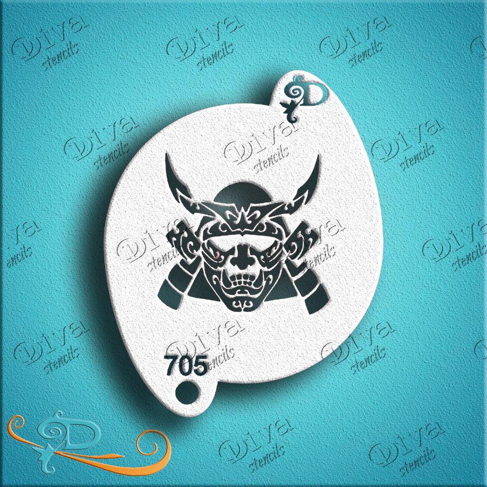 Трафарет DIVA. Східна маска.