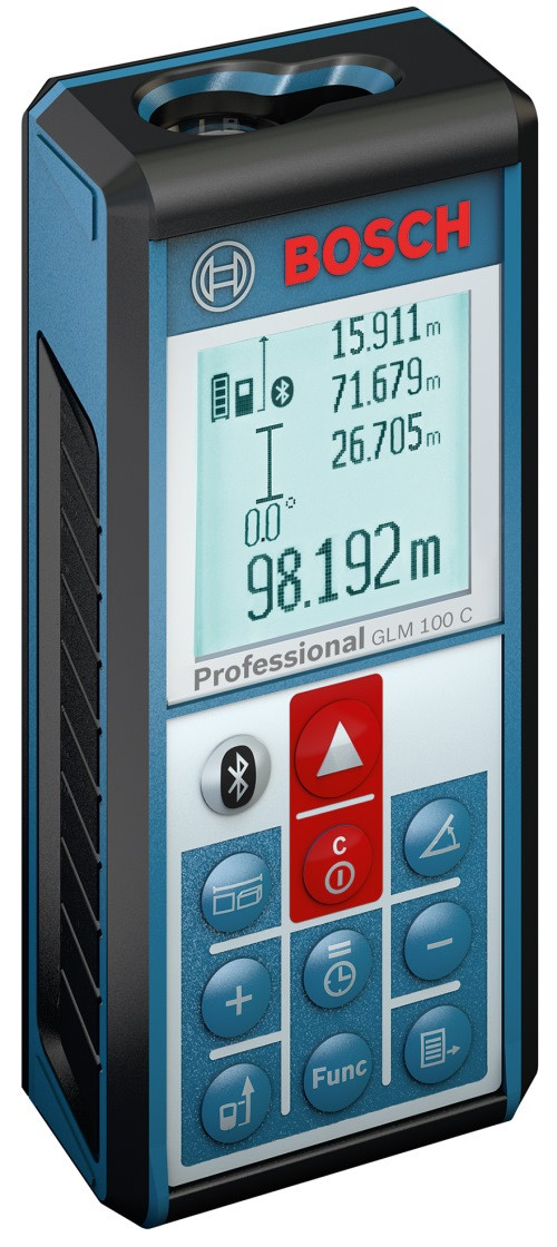 Лазерний далекомір Bosch GLM 100 C Professional (0.05-100 м) (0601072700)