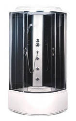 Гідромасажний бокс Sansa SK-101/40 100х100 см глибокий піддон чорна