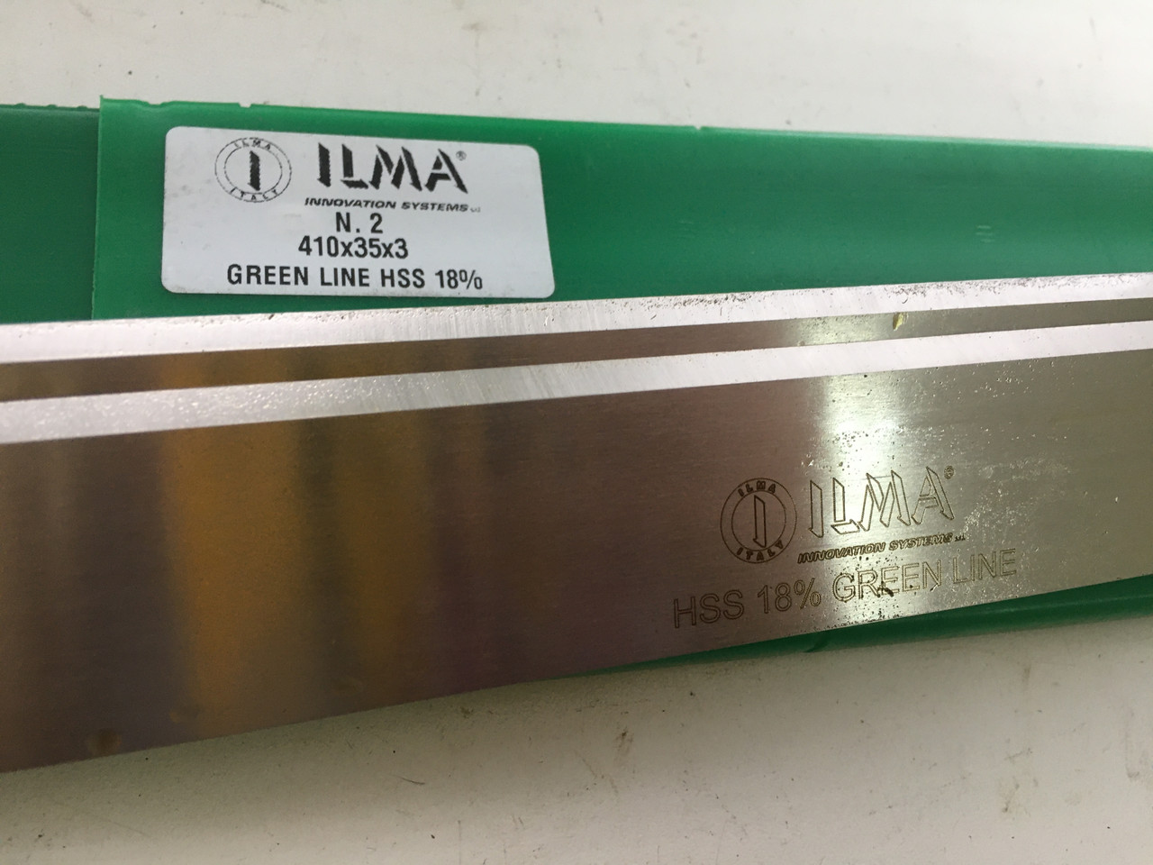 Ножі строгі та фугальні ILMA Green Line HSS 18% W 410х35х3