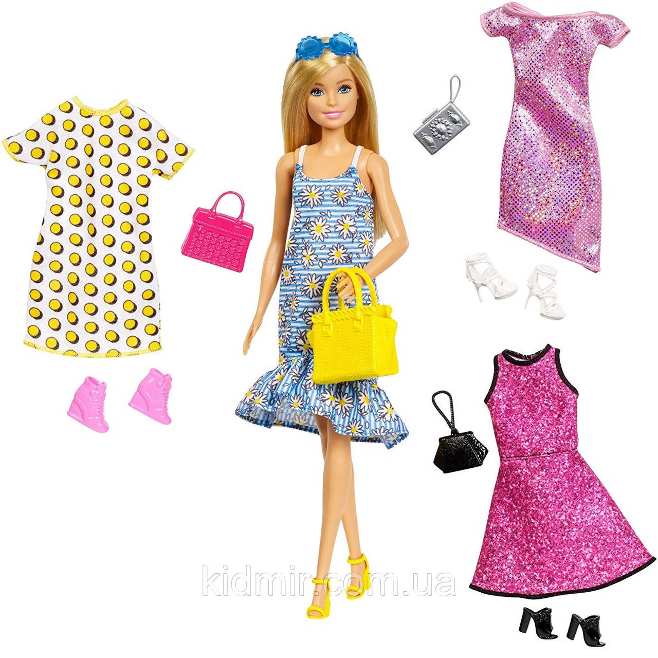 Лялька Барбі Модниця з одягом і аксесуарами Barbie Fashions GDJ40