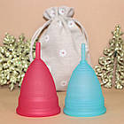 Менструальні чаші розмір L з мішечком для зберігання, фото 2