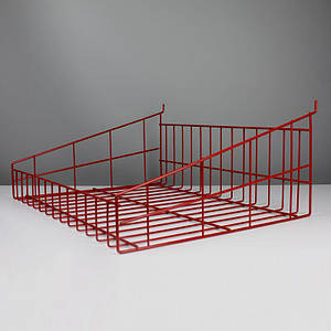 Дротовий фронтальний кошик для полиць — збільшений, під замовлення