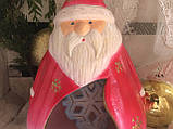 Фігурка новорічна Дід Мороз на мотузці (вісота 30 см), фото 2