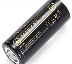 Акумулятор високотоковий LitoKala 26650 5000mah 50A 3.7v, фото 3