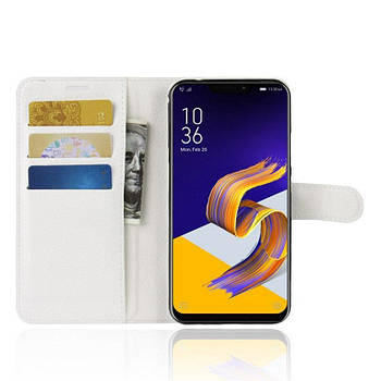 Чохол-книжка Litchie Wallet для Asus Zenfone 5 / 5Z (ZE620KL / ZS620KL) Білий