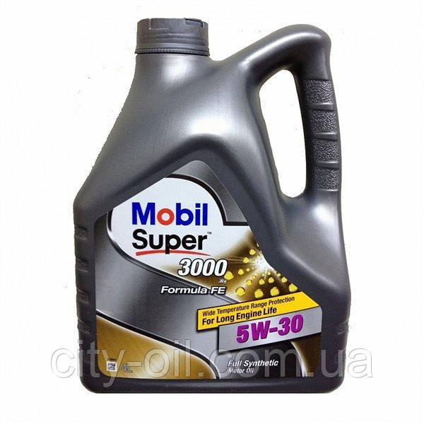 Mobil Super 3000 x1 Formula FE 5W-30 синтетическое моторное масло 4L - фото 1 - id-p1093868144