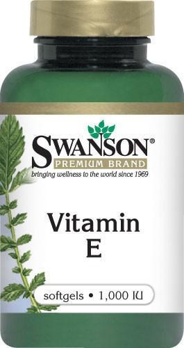 Swanson Vitamin E 1000 IU (450 мг) 60 капсул