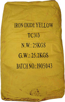 Пігмент жовтий залізоокисний Tongchem TC313 сухий Китай 25 кг, фото 2