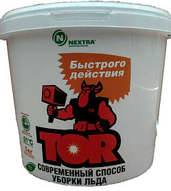 Антиожеледний реагент швидкої дії TOR (хлорид кальцію) сухий 5 кг, фото 1