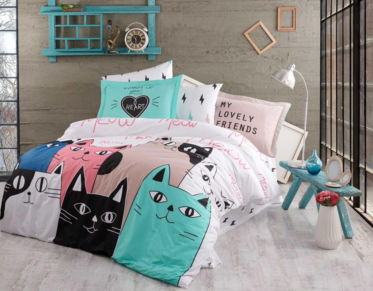 Постільна білизна Hobby "Love Cats", поплін
