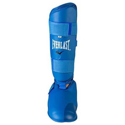 Захист для ніг синій (гомілка+стопа) PU Everlast розмір L, фото 3