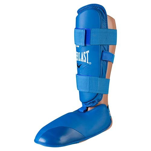 Захист для ніг синій (гомілка+стопа) PU Everlast розмір L