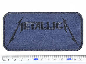 Нашивка MetallicA колір Темно-синій 120x60 мм, фото 3
