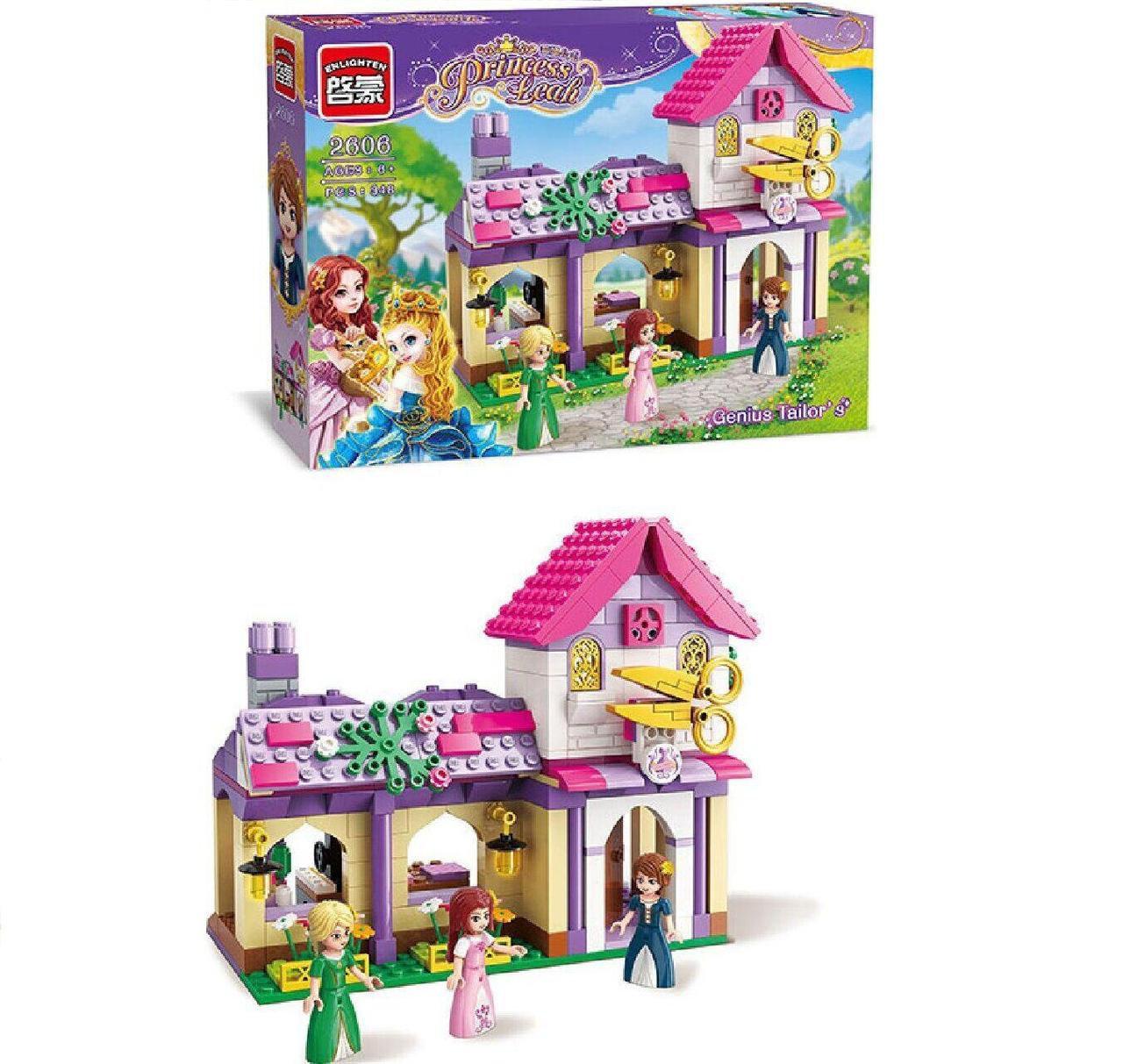 Конструктор "BRICK" "Дім кравця" (коробка) 348дет. 2606 р.37*27.5*6.5см, шт