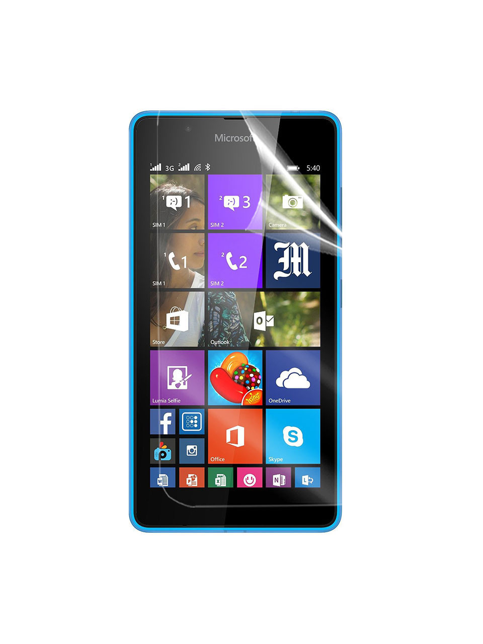 Глянсова захисна плівка для Microsoft Lumia 540 Dual Sim
