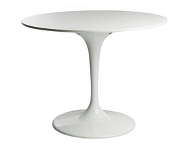 Круглий стіл білий Тюльпан-М SDM D-60 см на ніжці