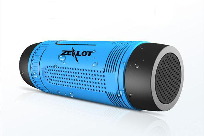 Портативна Bluetooth колонка Zealot S1 з функцією power bank і ліхтариком