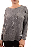 Теплі жіночі светри оптом з паєтками Louise Orop, фото 4