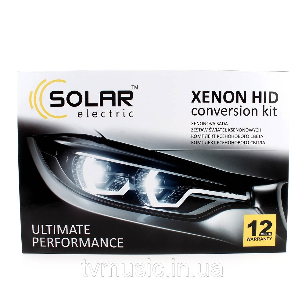 Комплект ксенону SOLAR H4 4300K 35W Ballast Wire 4443, фото 1