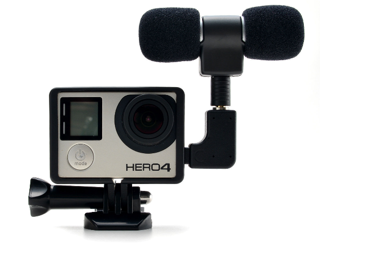 Стереомікрофон для GoPro Hero 3/3+/4 з рамкою