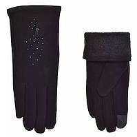 Рукавички жіночі трикотажні Grace 10155 S (6.5) сенсорні чорні