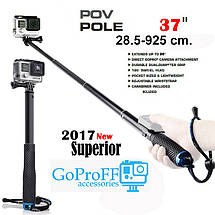 Монопод SP POLO 37" для GoPro,Xiaomi і для інших екшн камер, фото 3