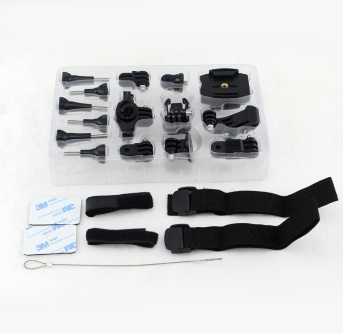 Набір кріплень 23 в 1 для екшн камер Gopro,Xiaomi та інших камер