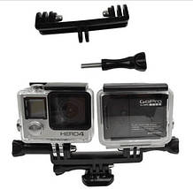 КРОНШТЕЙН ДЛЯ ДВУХ КАМЕР GOPRO, SJCAM, XIAOMI, фото 3