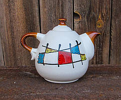 Чайник Крапля 800 мл, декор "Галаретка кольова"