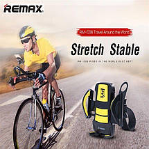 Автотримач Remax RM-C08 Phone Holder for Bicycle Black/Yellow, фото 3