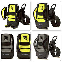 Автотримач Remax RM-C08 Phone Holder for Bicycle Black/Yellow, фото 4