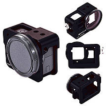 Металева рамка Puluz для GoPro Hero 5/6 з задньою кришкою і UV фільтром (Aluminum Frame), фото 2