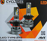 Лампи LED Cyclone H7 type-27 5000k 5100 Lm 12v, 24v, фото 5