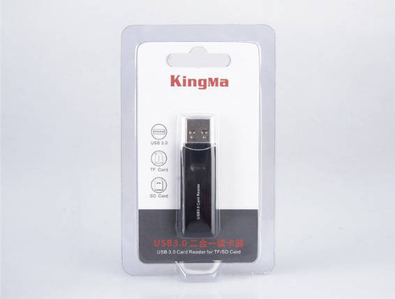 Картридер Kingma (Card Reader) USB 3.0 and TF/SD Card Reader, фото 2