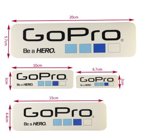 Набір наклейок із логотипом Gopro