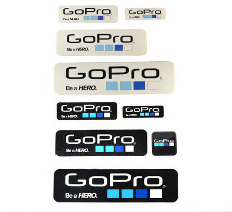 Набір наклейок із логотипом Gopro, фото 3