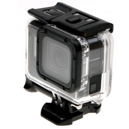 Skeleton для Gopro Hero 5/6/7 (захисний бокс із прорізом) з виходом для мікрофона, фото 2