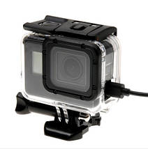 Skeleton для Gopro Hero 5/6/7 (захисний бокс із прорізом) з виходом для мікрофона, фото 3