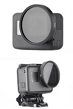 ПОЛЯРИЗАЦІЙНИЙ ФІЛЬТР CPL КОМПЛЕКТ ДЛЯ GOPRO HERO 5 / 6 / 7 TELESIN, фото 3