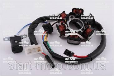 Генератор 5+1 котушок Honda Lead-AF20 Тасt-AF24|30|31|51 Dio18|25|27|28 фірма (JWBP) Taiwan