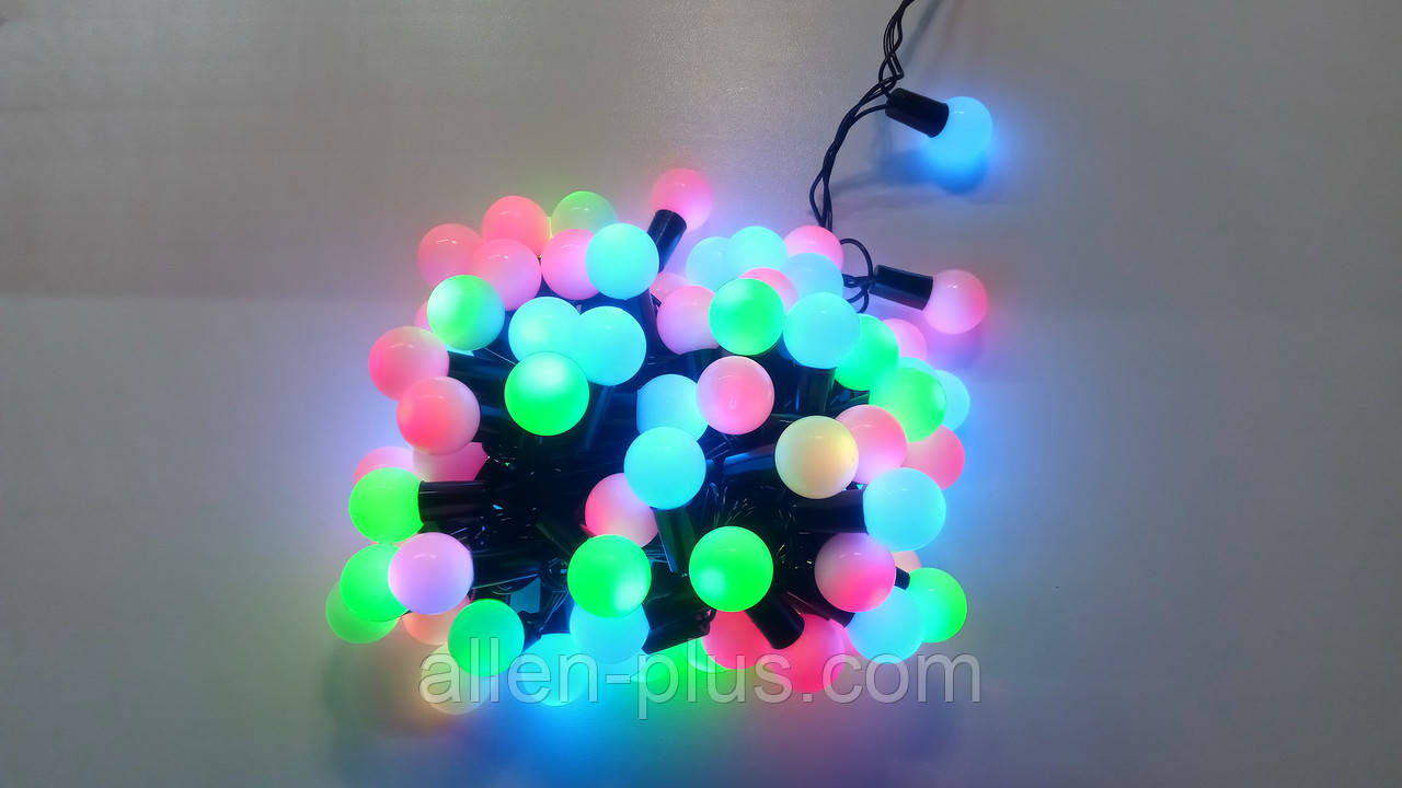 Гірлянда світлодіодна Кулька велика 80L (8m/80LED)