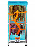 Шафа Електросушка 160см для сушіння прання, одягу, білизни, фото 3