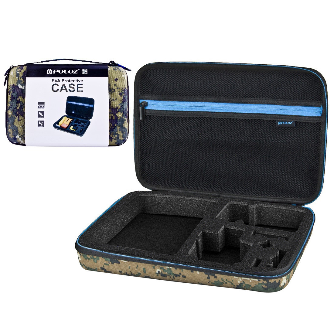 Кейс для аксесуарів GoPro Puluz Military 32 см x 22 см x 7 см (Large size)